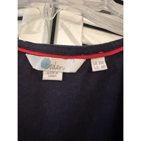 Boden Polka Dot Button Up Dress Cap Sleeves Women's US Size 6R Summer Cotton - Picture 2 of 8